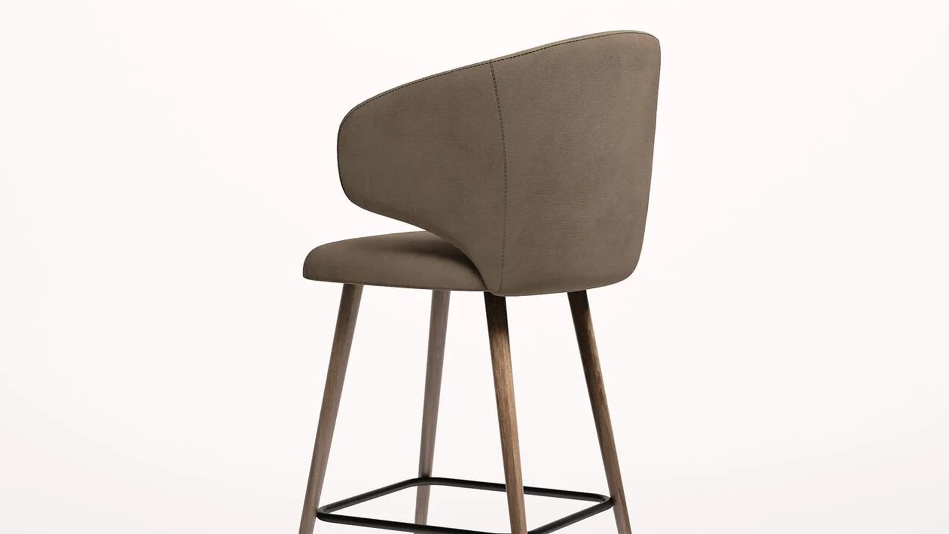 Scaun de bar ORLEAN WOOD 3