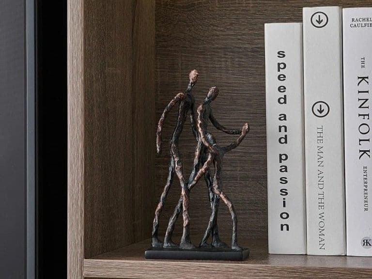Figurină Abstract Walking Bronze