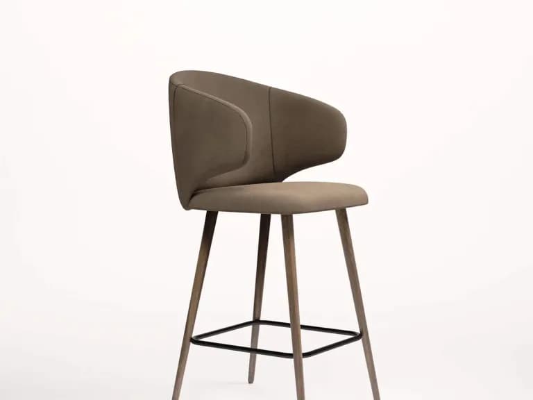 Scaun de bar ORLEAN WOOD