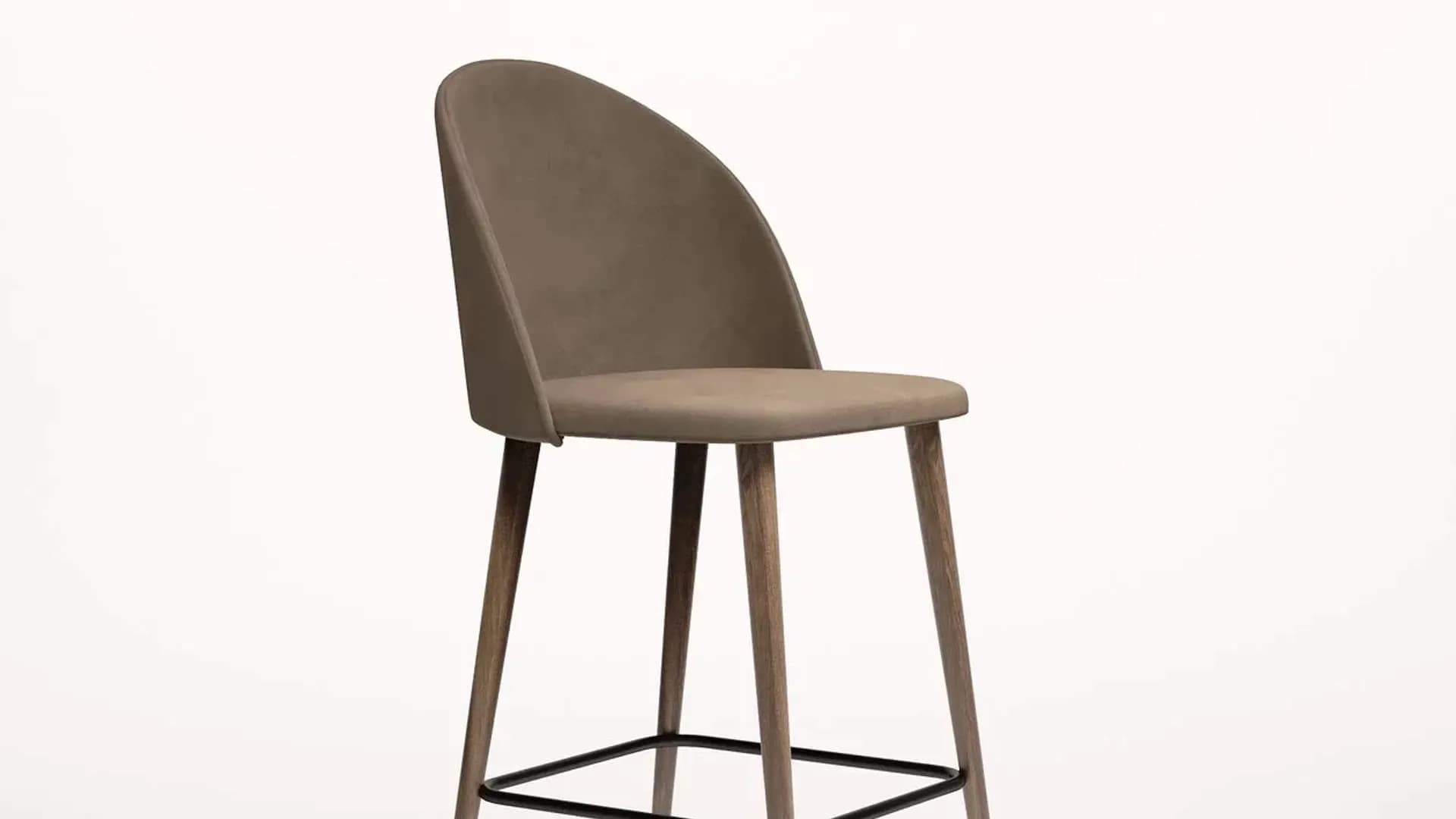 Scaun de bar ENNA LIGHT WOOD 1