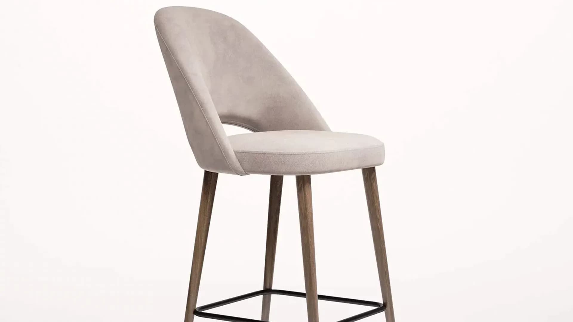 Scaun de bar MALTA WOOD 1