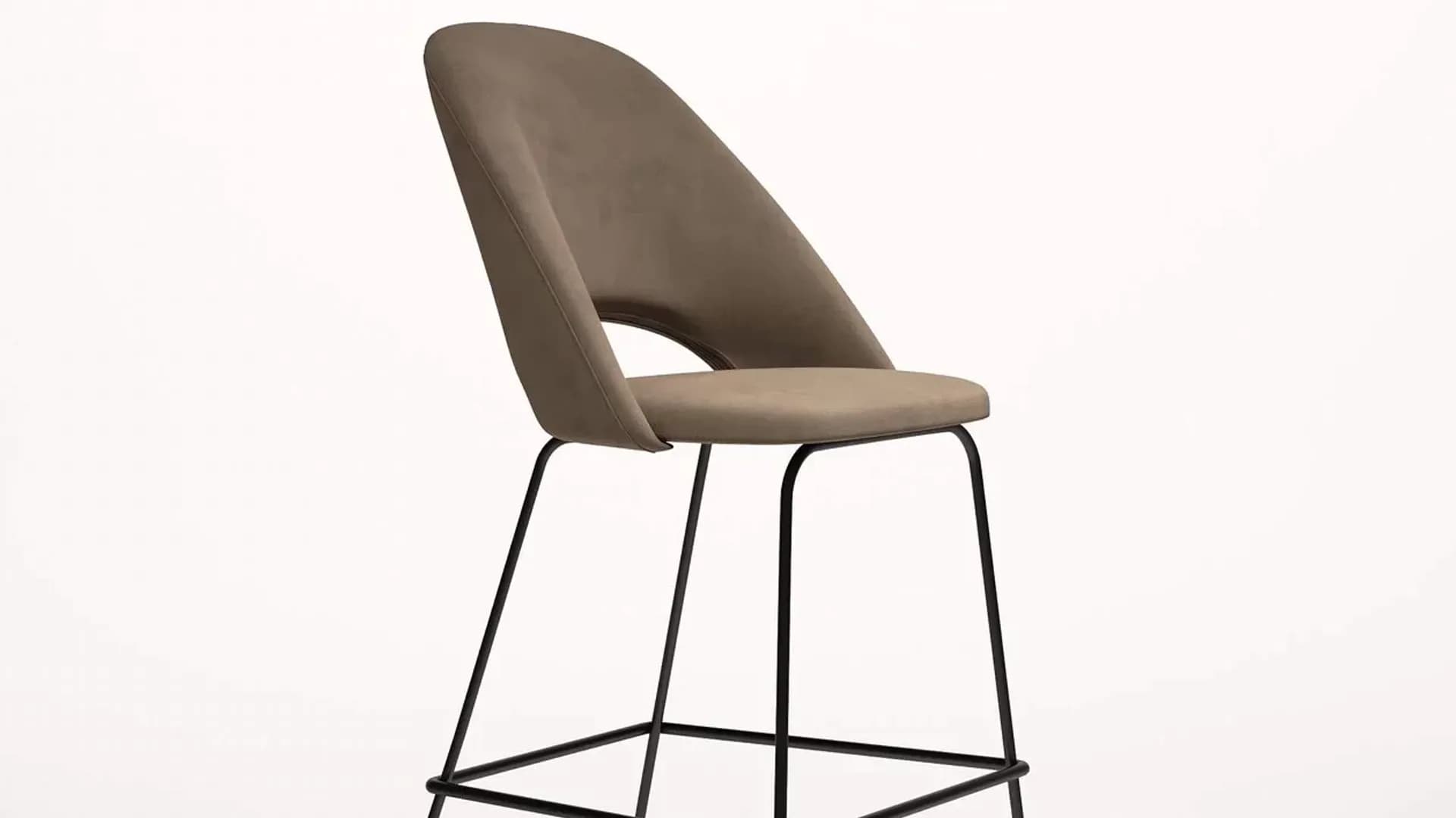 Scaun de bar MALTA LIGHT METAL 1