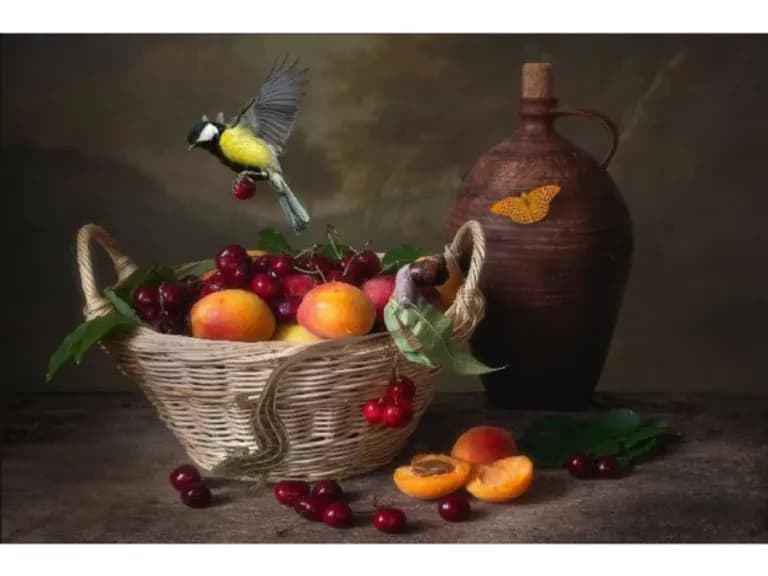 Tablou pe sticlă STILL LIFE 80X120cm