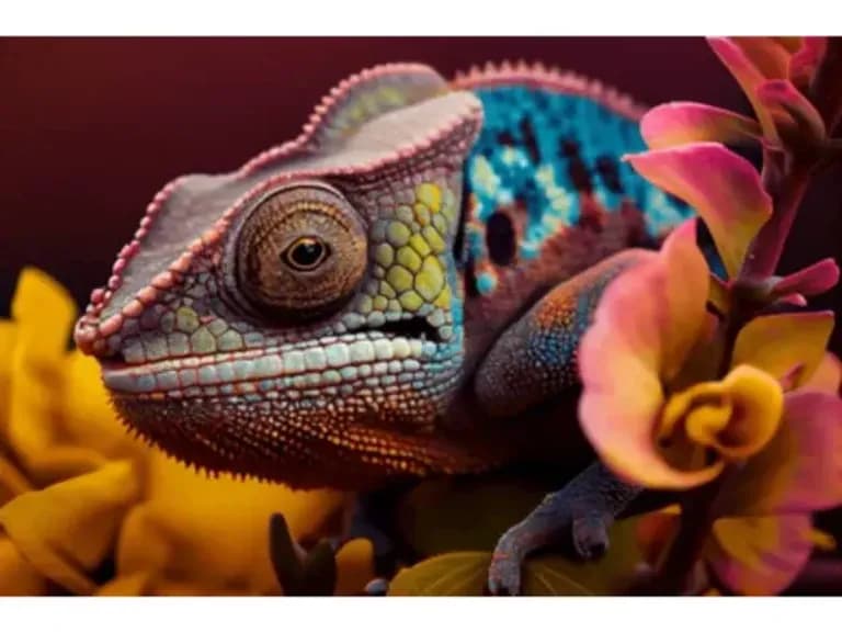 Tablou pe sticlă CHAMELEON 80X120cm