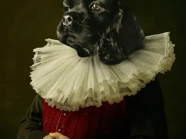 Картина на стекле «ROYALTY DOG», 120×80 см