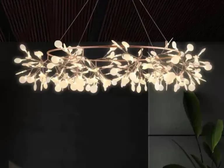 PETALS COPPER NEW D125/H30 LED Chandelier