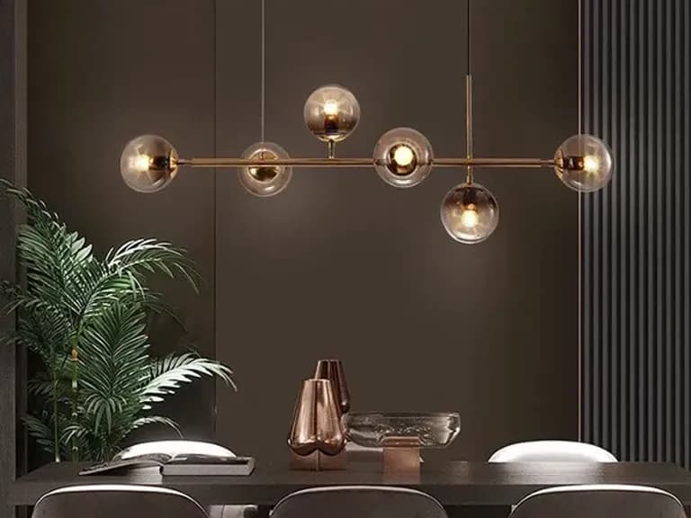 Lustre MODO SMOKY GREY/GOLD L120 6P