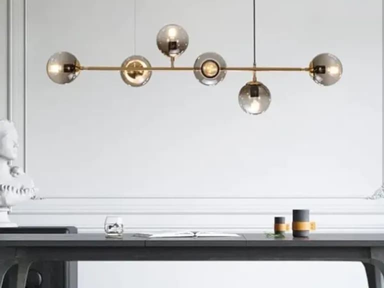 Lustre MODO SMOKY GREY/GOLD L120 6P 3