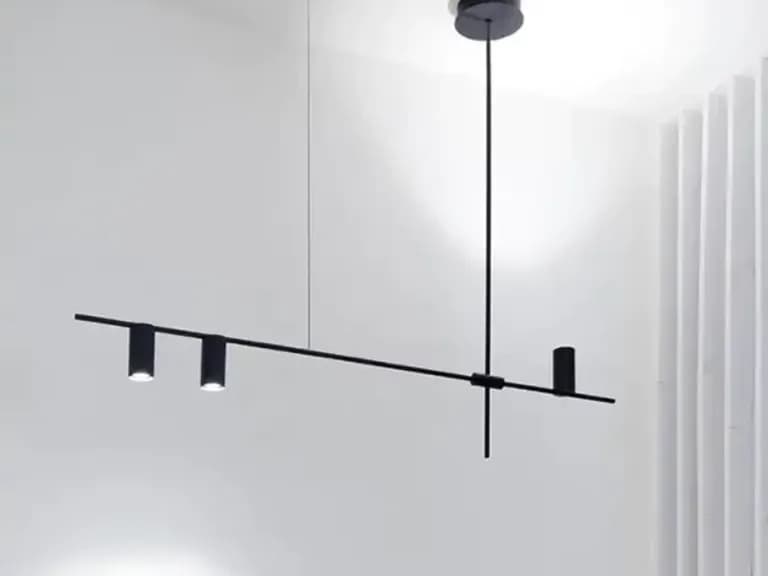Lustru LED BLACK L135 3P 3