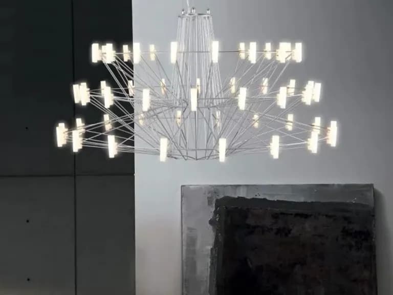 Lustru LED D90 H54cm 2