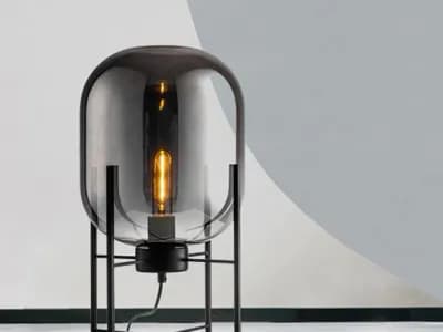 Corp de iluminat GLASS OVAL SMOKY GREY