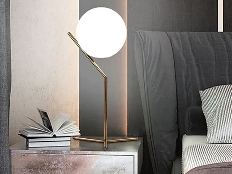 Lampă de masă BERRY GOLD/WHITE D15 4