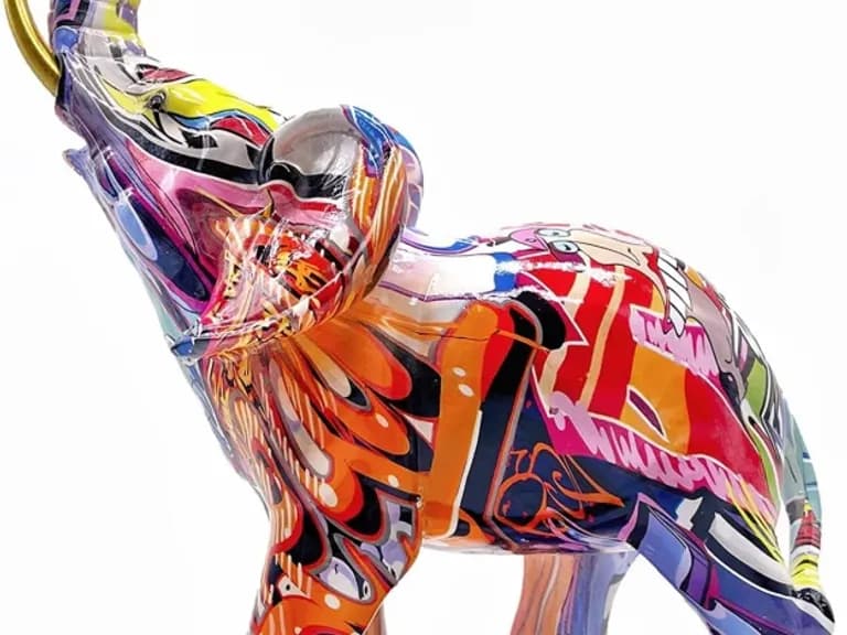 Figurină GRAFFITI ELEPHANT 17CM 2