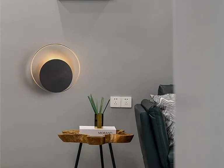 LIBERTY BLACK/GOLD D26 wall light 2