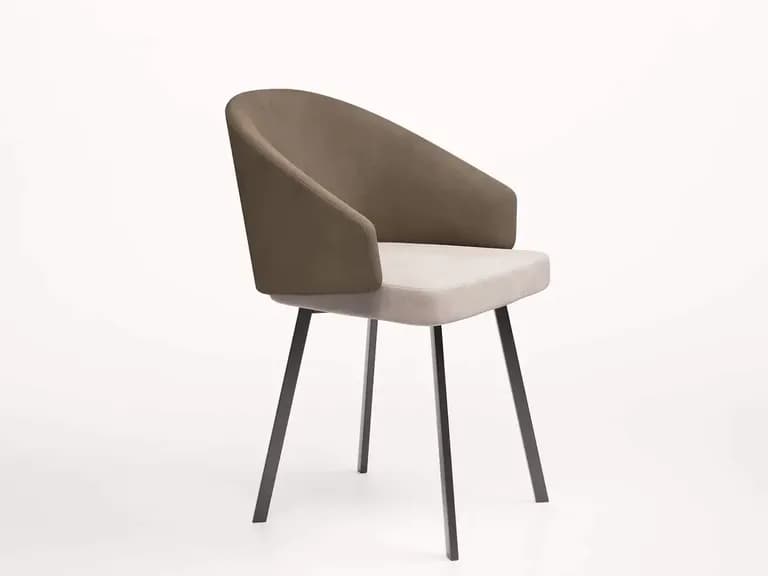Scaun de sufragerie BERGAMO metal NEW