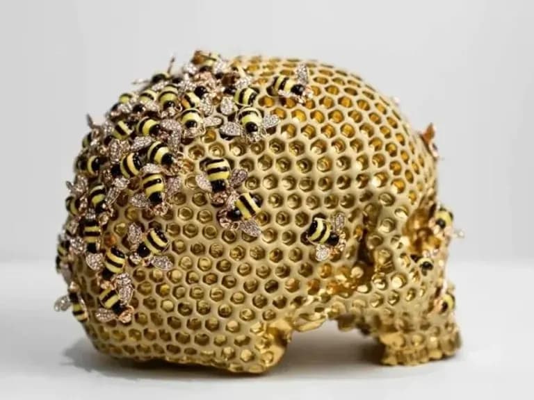 Figurină BEEHIVE SKULL 16CM 2