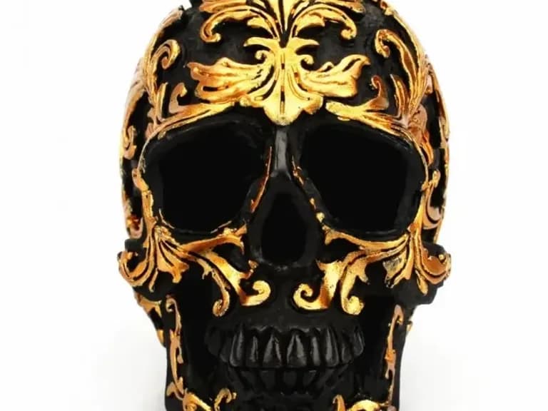Figurină CARVING SKULL 4