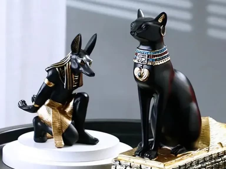 Suport pentru vin ANUBIS DOG 17CM 3