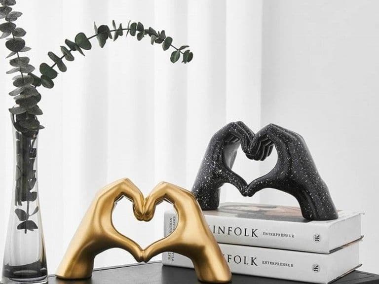 Figurină Gold Heart