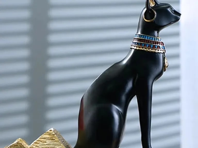 Suport pentru vin EGYPTIAN CAT 25CM