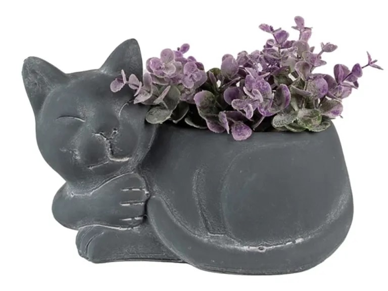 Ghiveci decorativ DARK KITTY 26CM