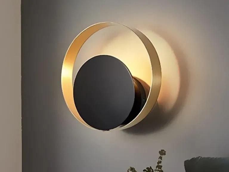 LIBERTY BLACK/GOLD D26 wall light