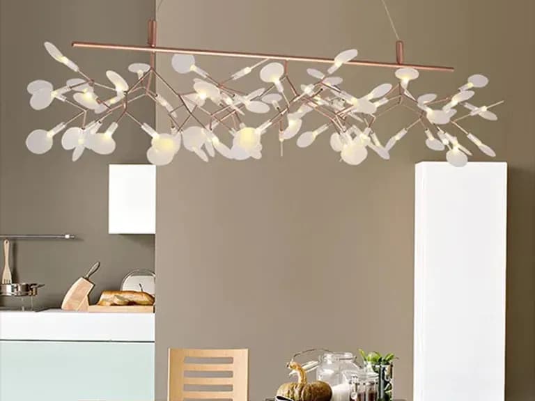 PETALS COPPER L100/H30 LED Chandelier